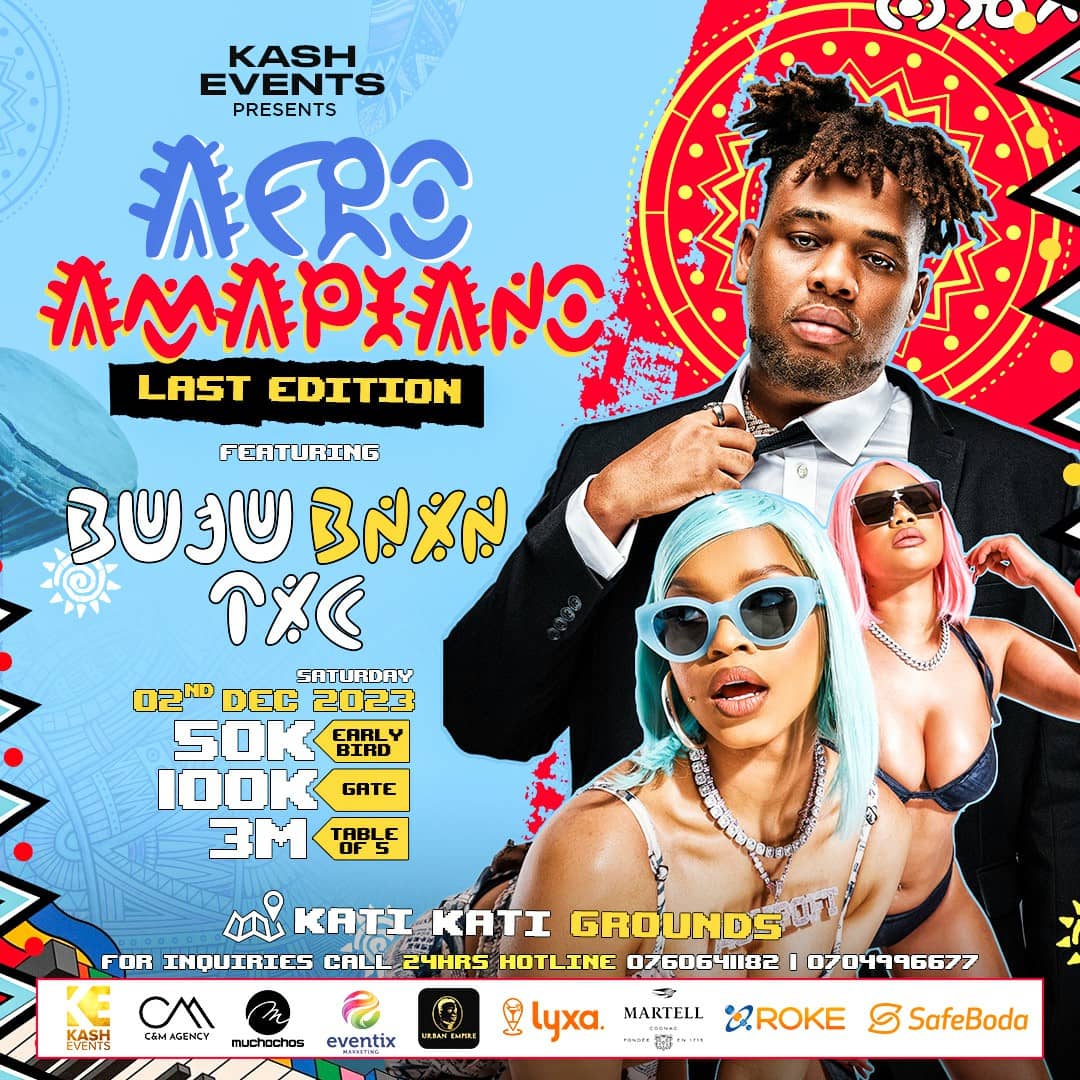 kamwes_'s tweet photo. TXC is also joining Buju Bnxn at #AfroPiano the last edition happening 2nd December at Kati Kati Grounds Lugogo.
Simply grab that early bird ticket at 50K
#TxcLiveInKampala https://t.co/PoQs00LqdM