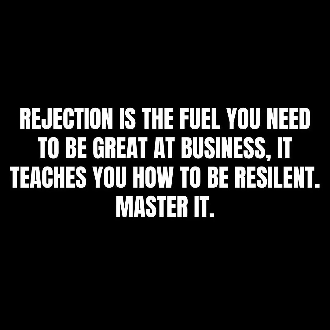 🔥 Don't fear rejection; it's just a part of the journey. Each 'no' is a step closer to your next 'yes.' #Resilience #NetworkMarketing #business