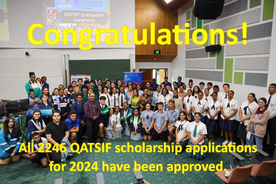 QATSIF's tweet image. 🥳 Congratulations!  Our QATSIF Round 15 (2024) Scholarships have just been approved for all 2246 applicants from across all Queensland secondary schools. 👏🏾

QATSIF - the small Foundation doing BIG THINGS!