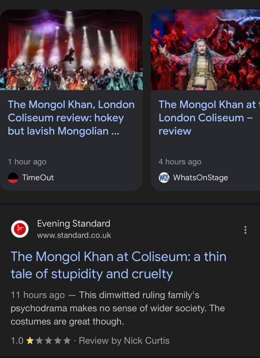 Заа яадаг юм бэээ😁 манай улс ямар драмын урлаг нь тултал хөгжөөд алцан улс биш тиймааа. Харин ч тэр хүрээд тэд бидний талаар ингэж өргөн хүрээнд хэлэлцэж байгаа нь өөрөө ололт юм бус ууу хэхэ. Хэргэм зэрэгтэй шүүмжлэгчид нь тоогоод шүүмжлээд өгч байгаа нь болж байгаа юм бус уу.