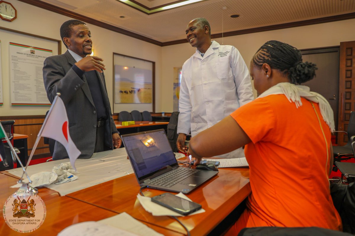 Diaspora_KE's tweet image. 𝗧𝗢𝗞𝗬𝗢, 𝗢𝗡𝗚𝗢𝗜𝗡𝗚; 𝗢𝗦𝗔𝗞𝗔 𝗡𝗘𝗫𝗧 🇰🇪𝗹🇯🇵

Day 2 of Tokyo Mobile Consular Services(MCS) on-going. Osaka see you tomorrow. 𝑨𝒓𝒊𝒈𝒂𝒕𝒐𝒖 𝒈𝒐𝒛𝒂𝒊𝒎𝒂𝒔𝒖!

#MCS2 #MCSTokyo #KenyaInJapan #MCSAsia #Hudumamajuu  #DiasporaFirst #ConsularServices ..1/3