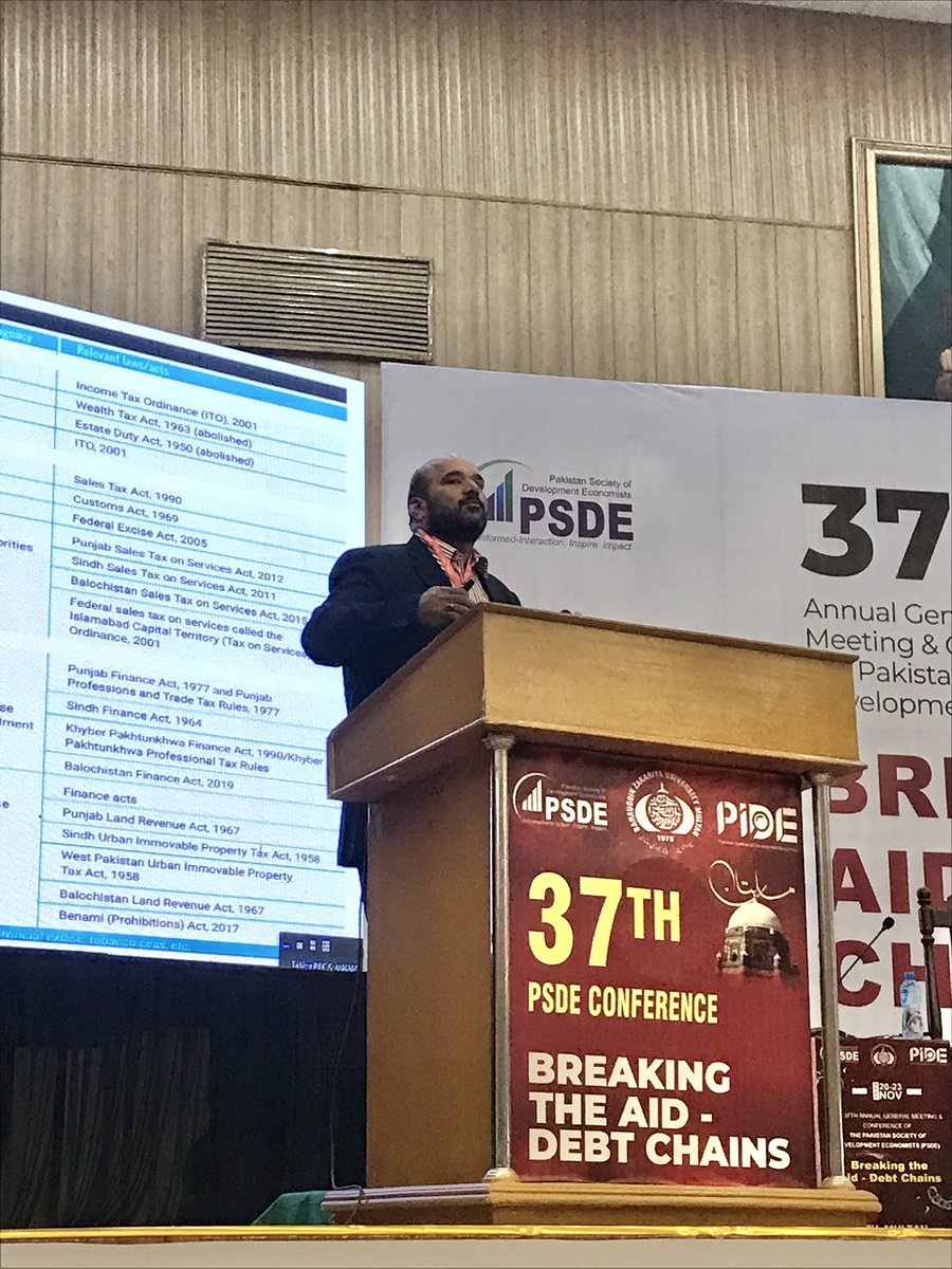 muhzeshan's tweet image. Dr. Mehmood Khalid discussing IS TAXING MORE THE ONLY SOLUTION in 37th AGM of PSDE @PSDE_PIDE @PIDEpk @mahmoodPIDE 
#PIDE_PSDE_Conference 
#MultanConference 
#PIDExBZU