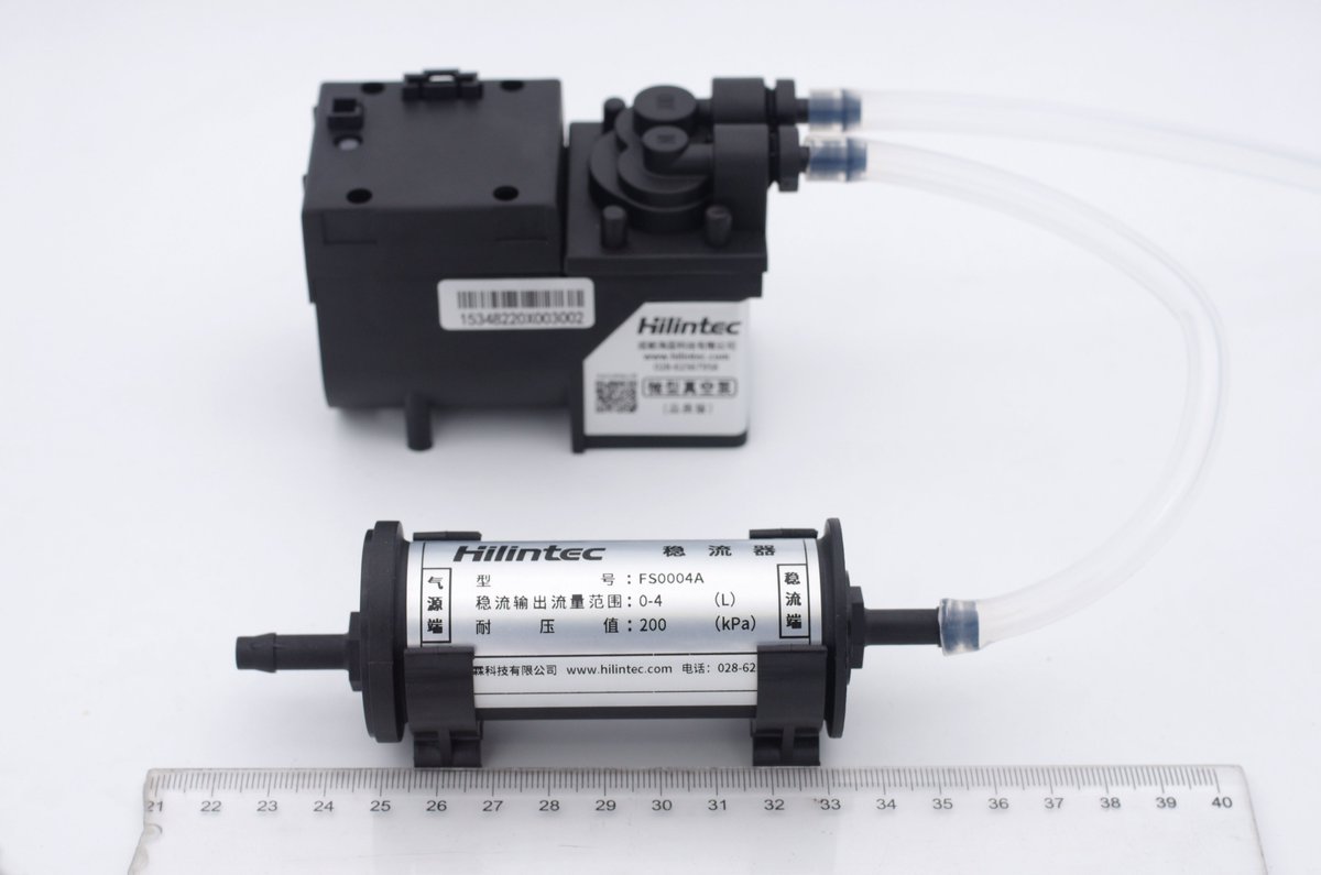 hilintec's tweet image. Particle counting dust detection---it requird no pulsation and long lifetime.
C30L+ flow stabilizer or D27E would be best choice #Hilintec #particledetection #nopulsationpump #microairpump