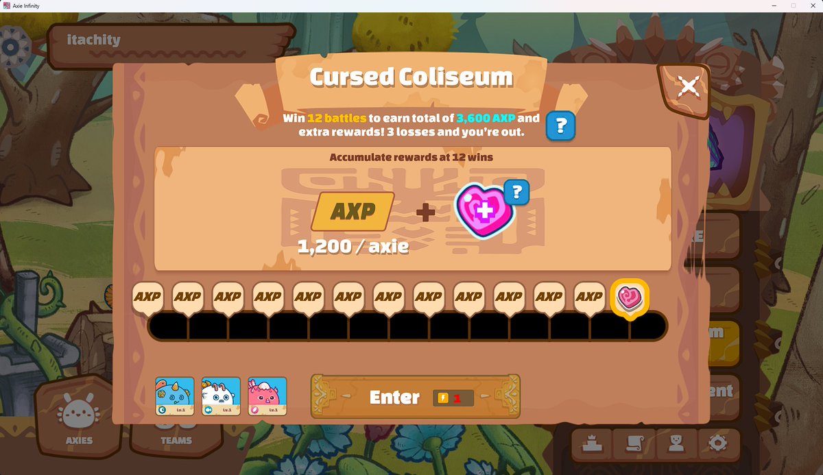 itachity's tweet image. I think I just finished the 12win-streak challenge? Where's the indicator?