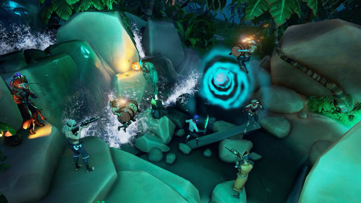 Swashbuckling chaos on the high seas as pirates clash in a fierce battle for the Skull of Siren Song! 

Theme: Favorites
#SoTShot <a href="/SeaOfThieves/">Sea of Thieves</a>