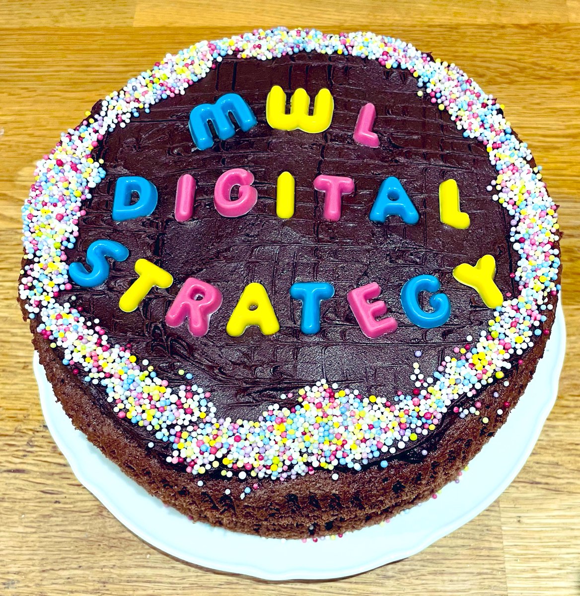 Digital Strategy cake ready to go! 
See you all the stall later 👋 
#WhatMattersToYou
#Collaboration
#Vision 
#DigitalStrategy