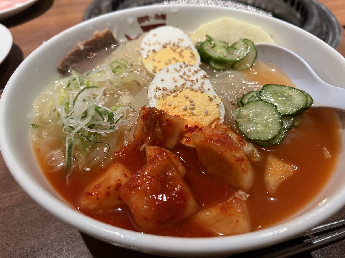 ヤマト冷麺祭りやってた！！！！！！！
うめぇ！！！！！！！😋