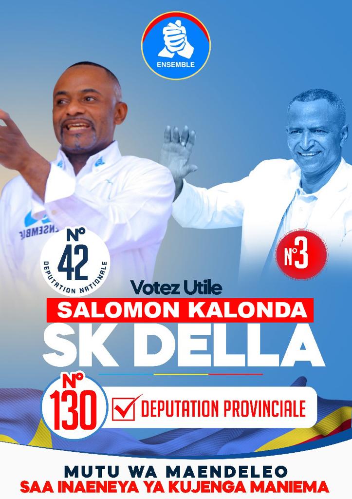 pacifiquekamal1's tweet photo. Le très spécial @SalomonKalonda injustement arrêté demeure #incontestable dans son Maniema natale.
Députation nationale 4️⃣2️⃣
Députation provinciale 1️⃣3️⃣0️⃣ https://t.co/cRbGPPaWB3
