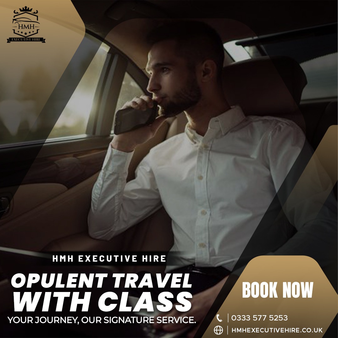 ExecutiveHireUK's tweet image. 🌟 Opulent travel meets timeless class with HMH Executive Hire. Elevate your journey with unparalleled luxury and sophistication. 🚗✨ #HMHExecutiveHire #OpulentTravel #TimelessClass 🎩