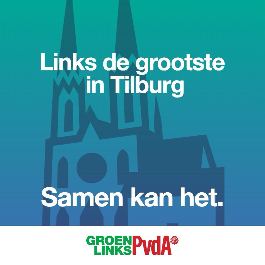 ❤️💚 | Samen kleuren we Tilburg rood-groen!

De stembussen zijn geopend! Vandaag kunnen we GroenLinks-PvdA de grootste maken in Tilburg. Daarbij maakt elke stem het verschil. Ga dus stemmen vandaag, samen kan het!