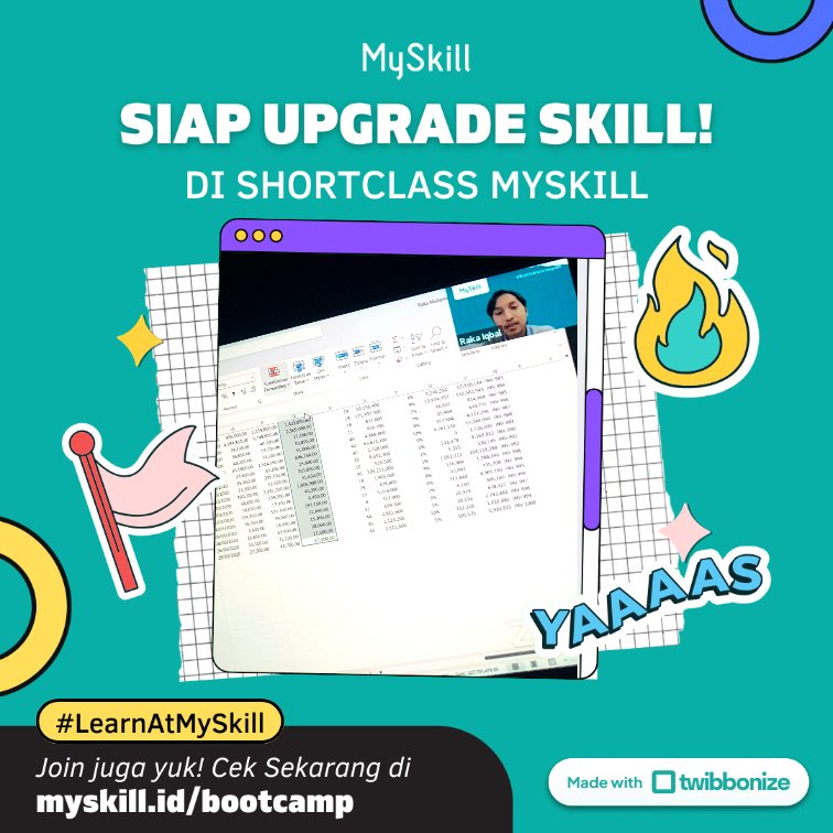 sseptn4's tweet photo. Short Class - Data Formatting &amp; Cleansing
Owner : Ayu Septiani

Selalu belajar ya.. 🌼✨
#learnatmyskill @myskill_id https://t.co/Nq0xLVG67f