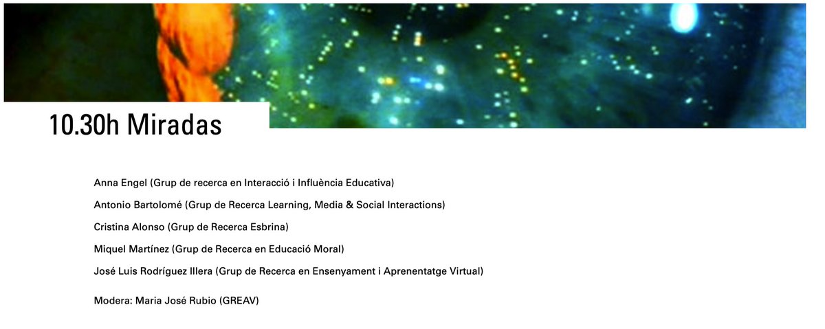 Ha arribat el dia! La IA des de l'educabilitat amb <a href="/annaengelro/">Anna Engel</a> <a href="/arbartolome/">Antonio Bartolome</a> Miquel Martínez i <a href="/CristinaAlonsoC/">Cristina Alonso Cano</a> com a Mirades expertes. Avui a la -Sala Mirador d'<a href="/EducacioUB/">Facultat Educació UB</a> . Obert a professorat i estudiants
