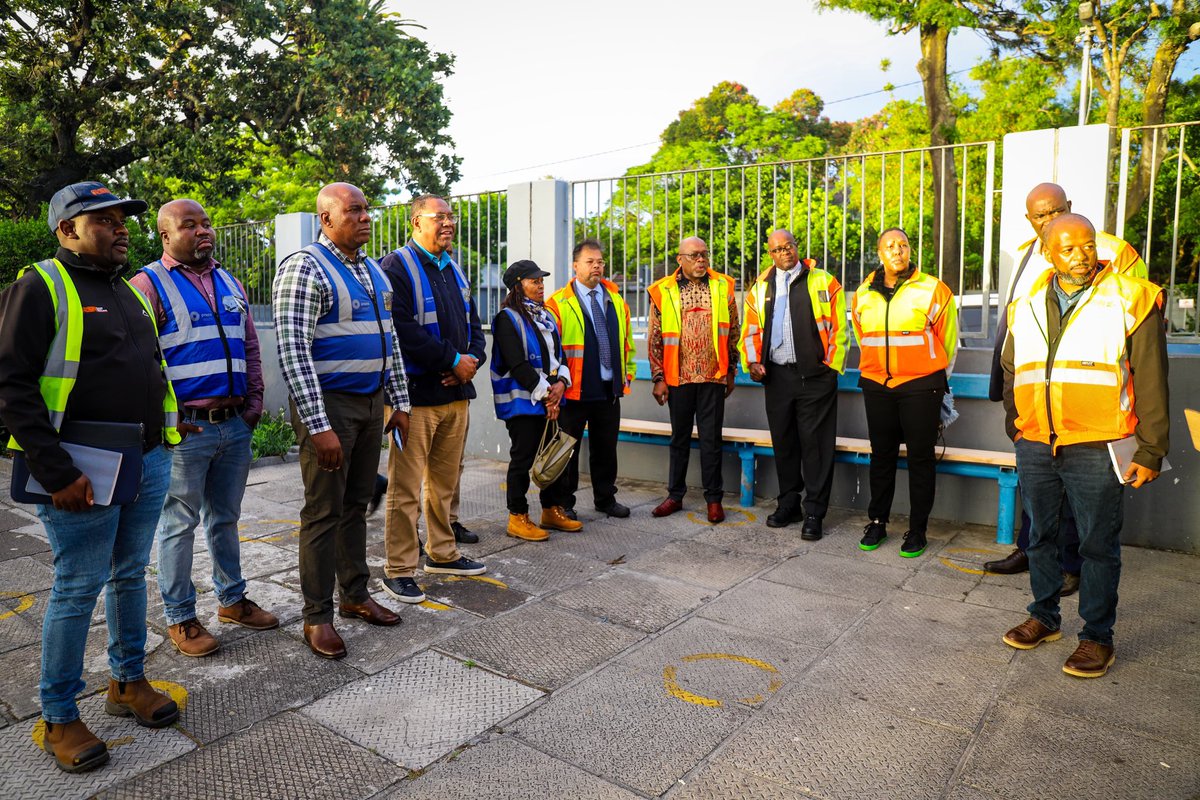Dotransport's tweet photo. This station and level crossing inspection at Kenilworth is part of the Board’s oversight on the Regulator’s mandate to ensure safety in rail operations. https://t.co/pZ63jeCSQG