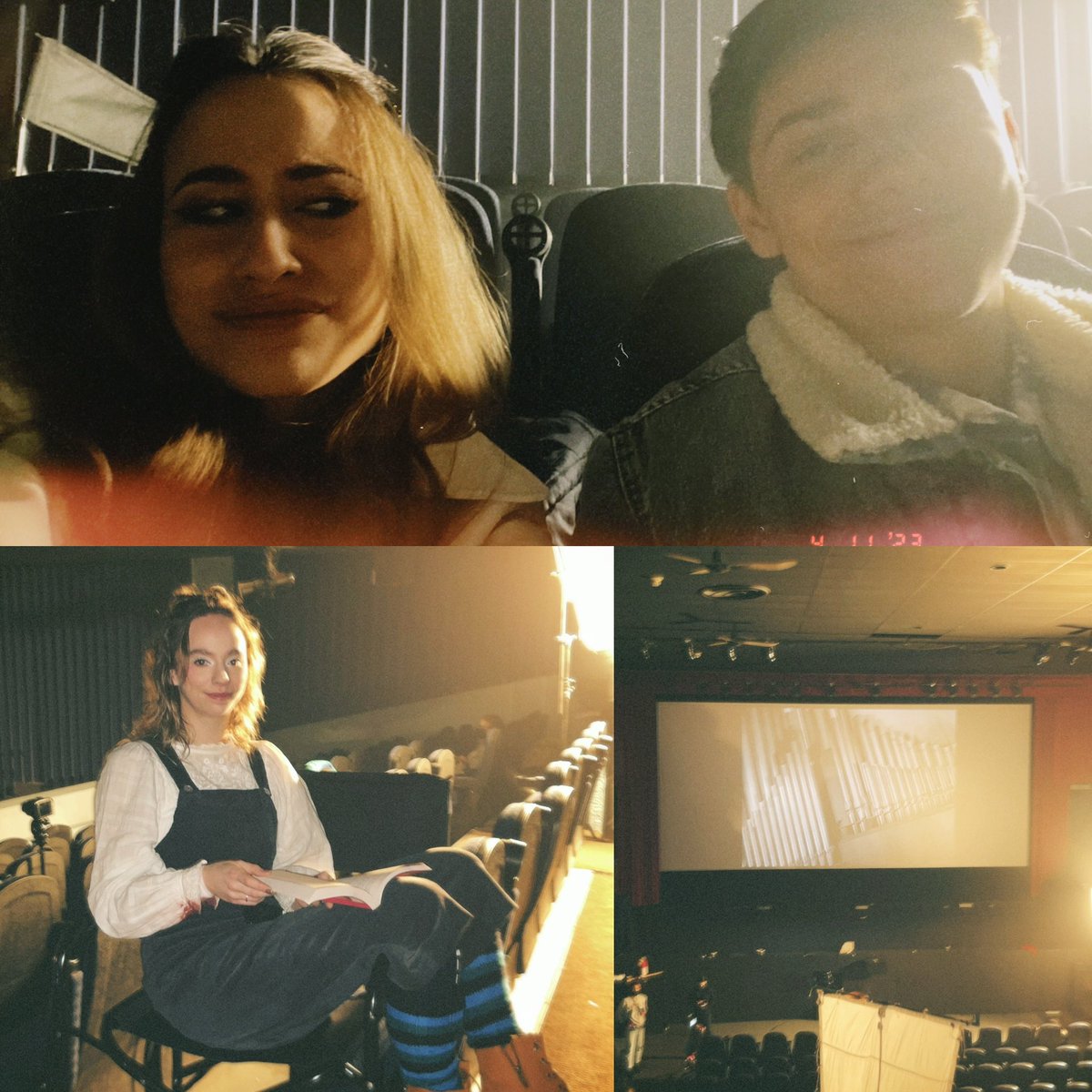 A lil #ItsAWonderfulKnife BTS brought to u by a flamingo 🦩📽️🎞️

Movie out in theatres now!🍿
Available Dec 1st on Shudder &amp; AMC+, to rent or own on iTunes, Amazon, etc.!📺

#ItsAWonderfulKnife #Horror #TheatreRelease #Slasher #Thriller #Christmas #DarlaBerlin #BehindTheScenes