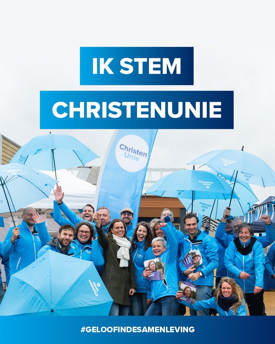 #GeloofInDeSamenleving #ChristenUnie #TK2023