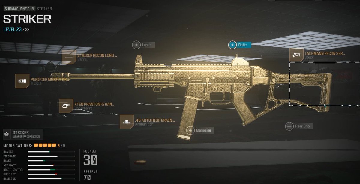 *BEST STRIKER CLASS SETUP

They Buffed This Sub and These Attachments Give The Gun Fast Strafe and No Recoil (Rival-9 Still Dominates Though) #MW3