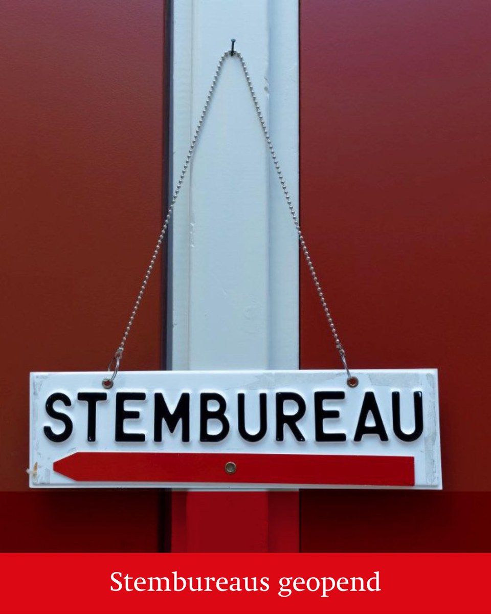 De stembureaus zijn geopend! Je mag zelf kiezen bij welk stembureau in de gemeente Zeewolde je je stem uitbrengt voor de Tweede Kamerverkiezingen. Op je stempas staat het adres van een stembureau bij je in de buurt, kijk voor alle locaties op 👉 zeewolde.nl/verkiezingen.
