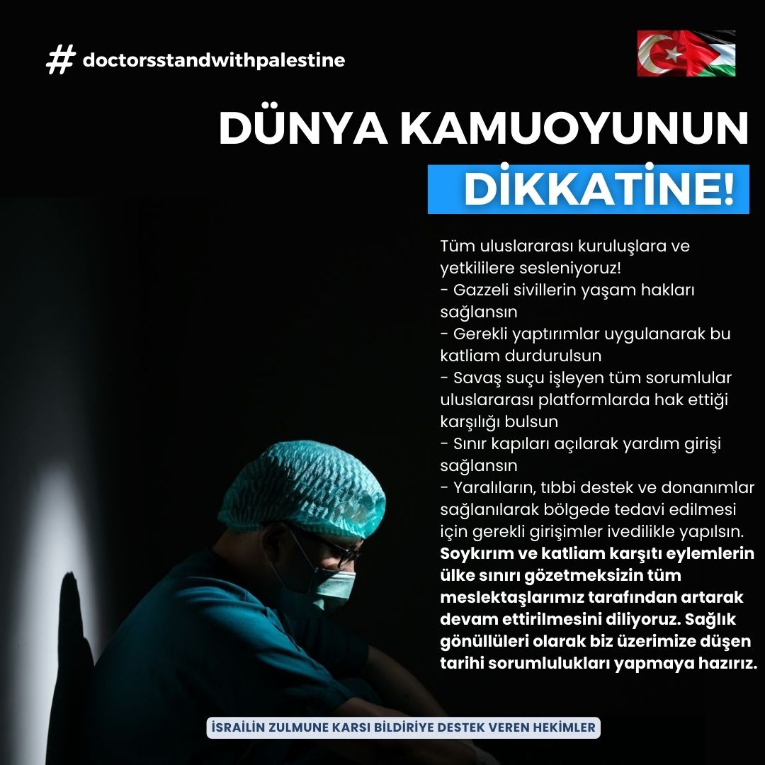 #ÖzgürFilistin #doctorsstandwithpalestine
