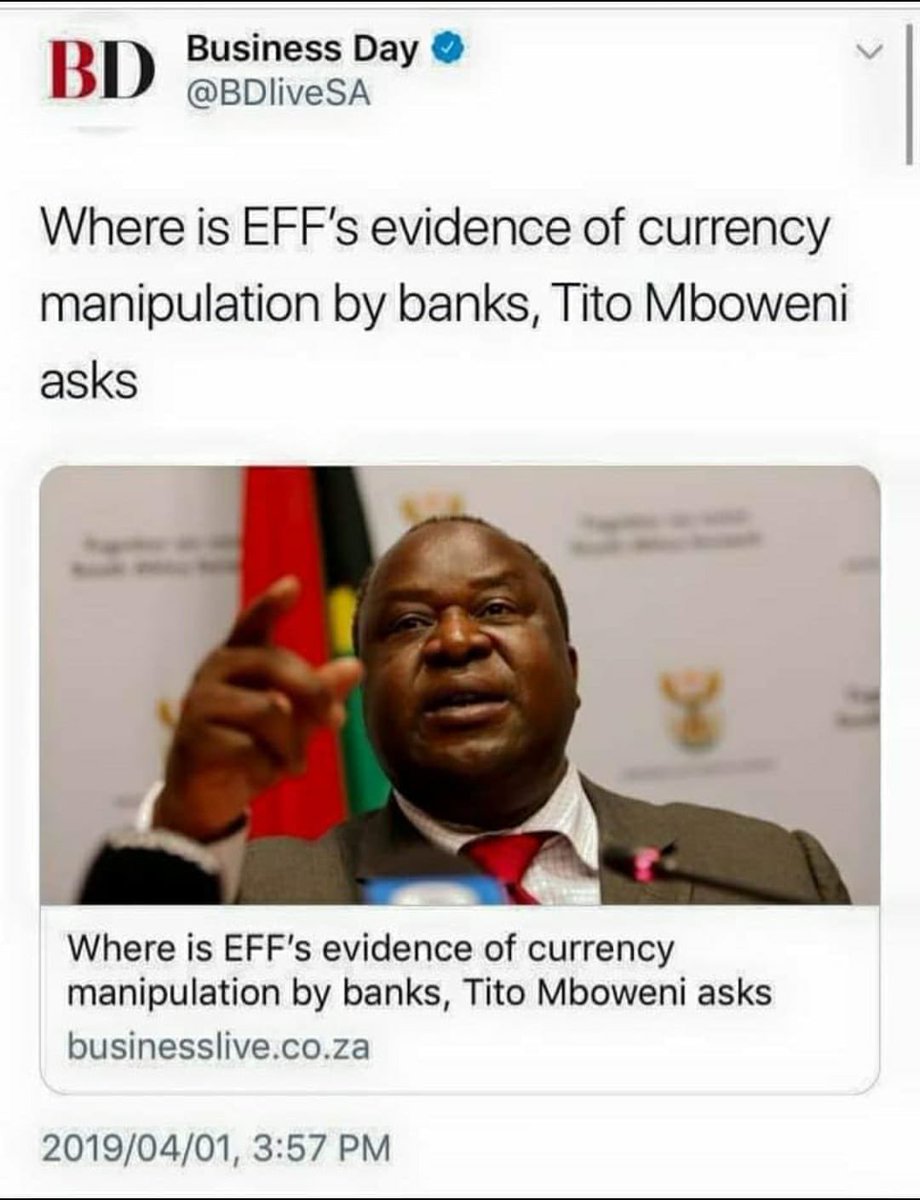 MightiJamie's tweet photo. The media should request hour long interrogative interviews with the following people! 

▫️Tito Mboweni 
▫️Trevor Manuel 
▫️Pravin Gordhan 
▫️ Lesetja Kganyago
▫️Maria Ramos 

The legal reporters should now rise and show us what they are made of! Investigative journalists too ! https://t.co/vhOJsbBI4o