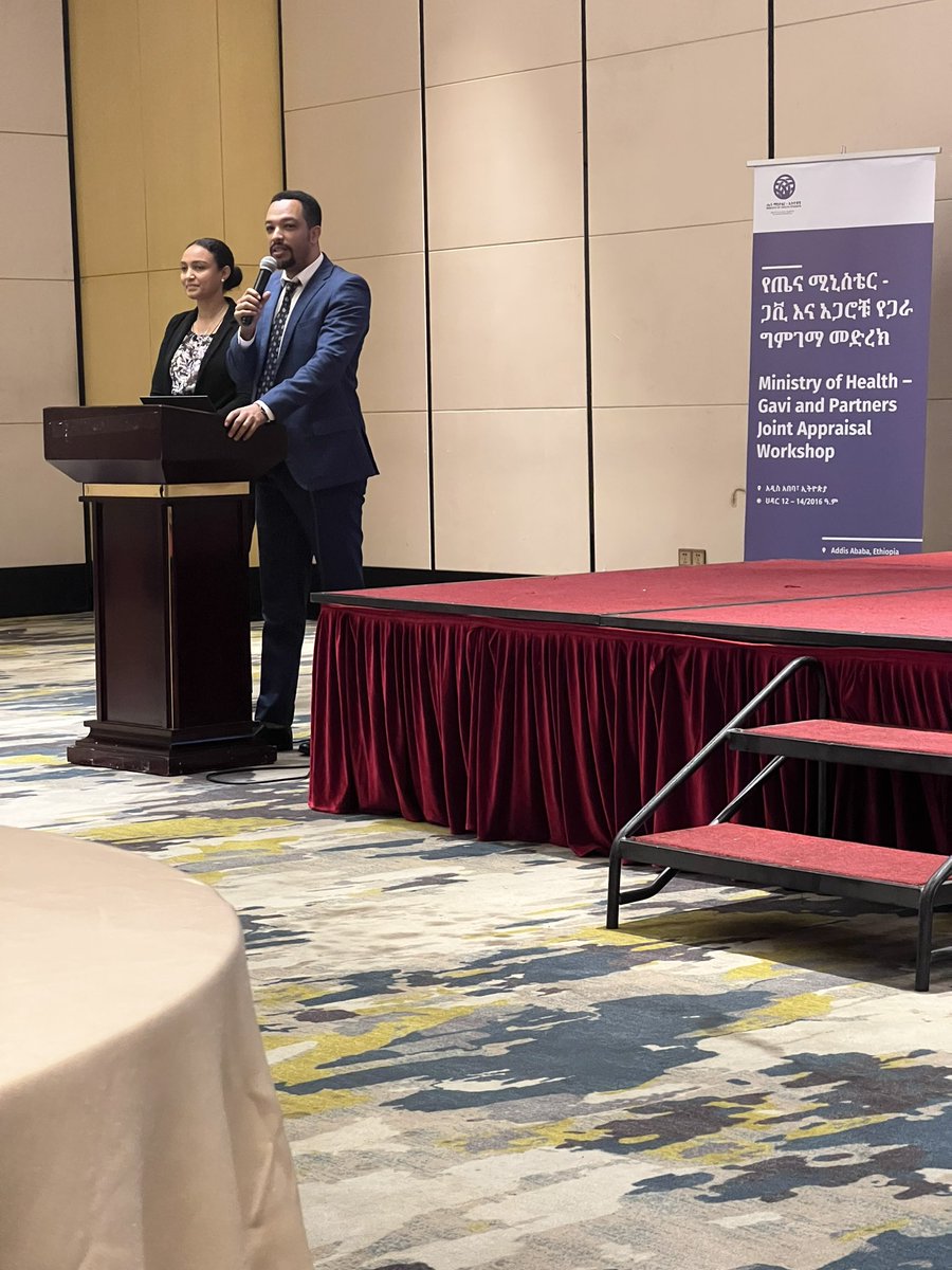 MOH & Gavi partner’s joint appraisal workshop underway in Addis Ababa.  @dr_zelalem said the 3 “C”s; Covid19, Climate & Conflict have affected our progress in healthcare.  @dereje_dugumaMD underscored the importance of integrating immunizations services with the health system.