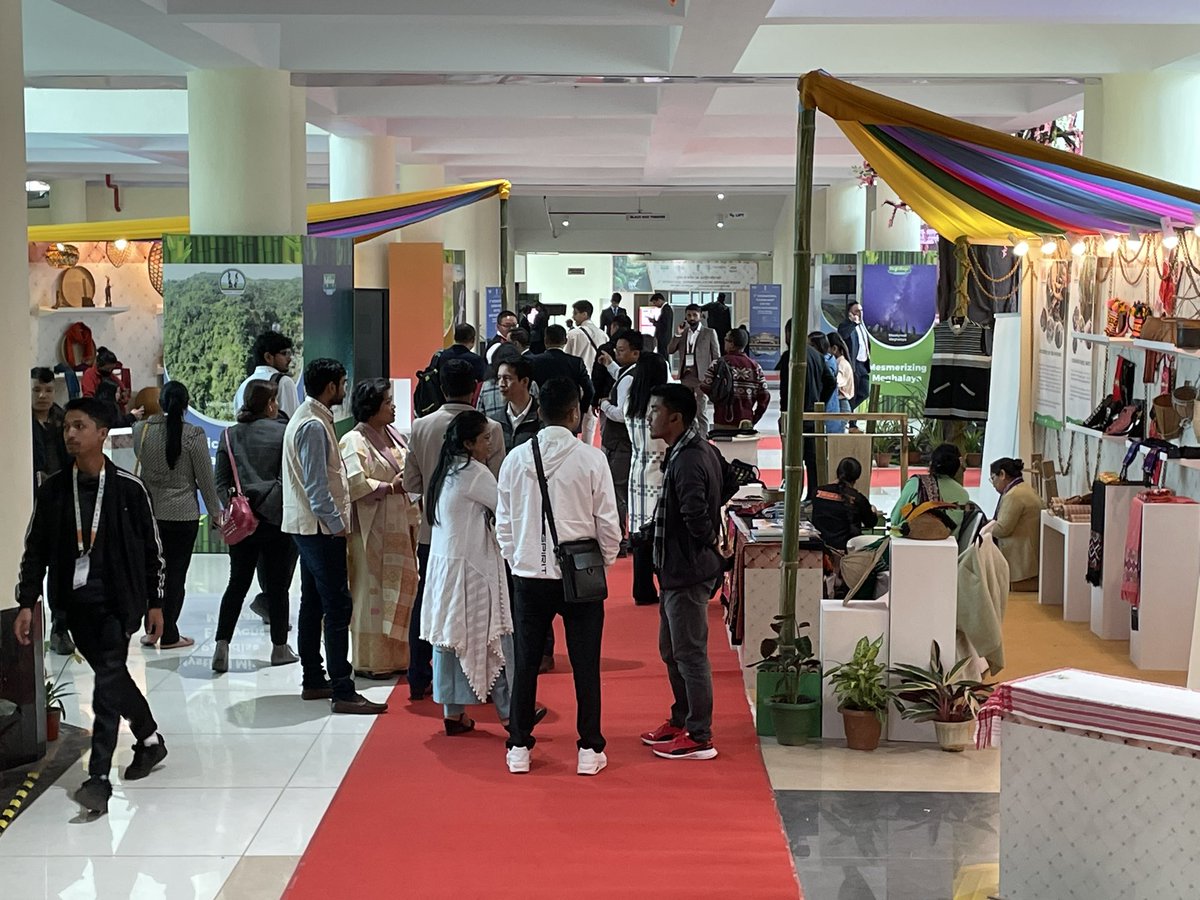An enthralling display of the local arts and crafts from each of the North East states at the North East Bazaar showcasing the local handloom and handicraft products of the entire region. 
#heritagetourism #ITM2023 #travelmart #NER
