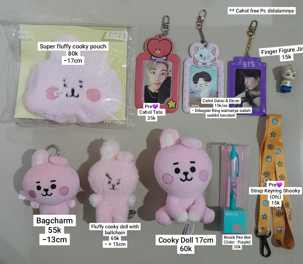 thetaeberry's tweet photo. [Help rt] wts want to sell ready ina🇮🇩

• Clearance sale Under 100k•

✅️Price in pict (Exc Adm 🍊 4.7%)
✅️Condi dm!
✅ Splitpay sisa Co 40k
✅ Keep Event With DP 
❌ No HNR🙏🏻
📍Dom Pekanbaru Riau

Tag. BTS Tinytan winterdoll Bt21 cooky doll preloved cahol pen strap keyring https://t.co/SgSoLUWcxa