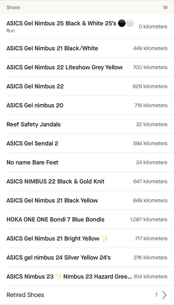 Guess it’s time to “retire” some more shoes #strava