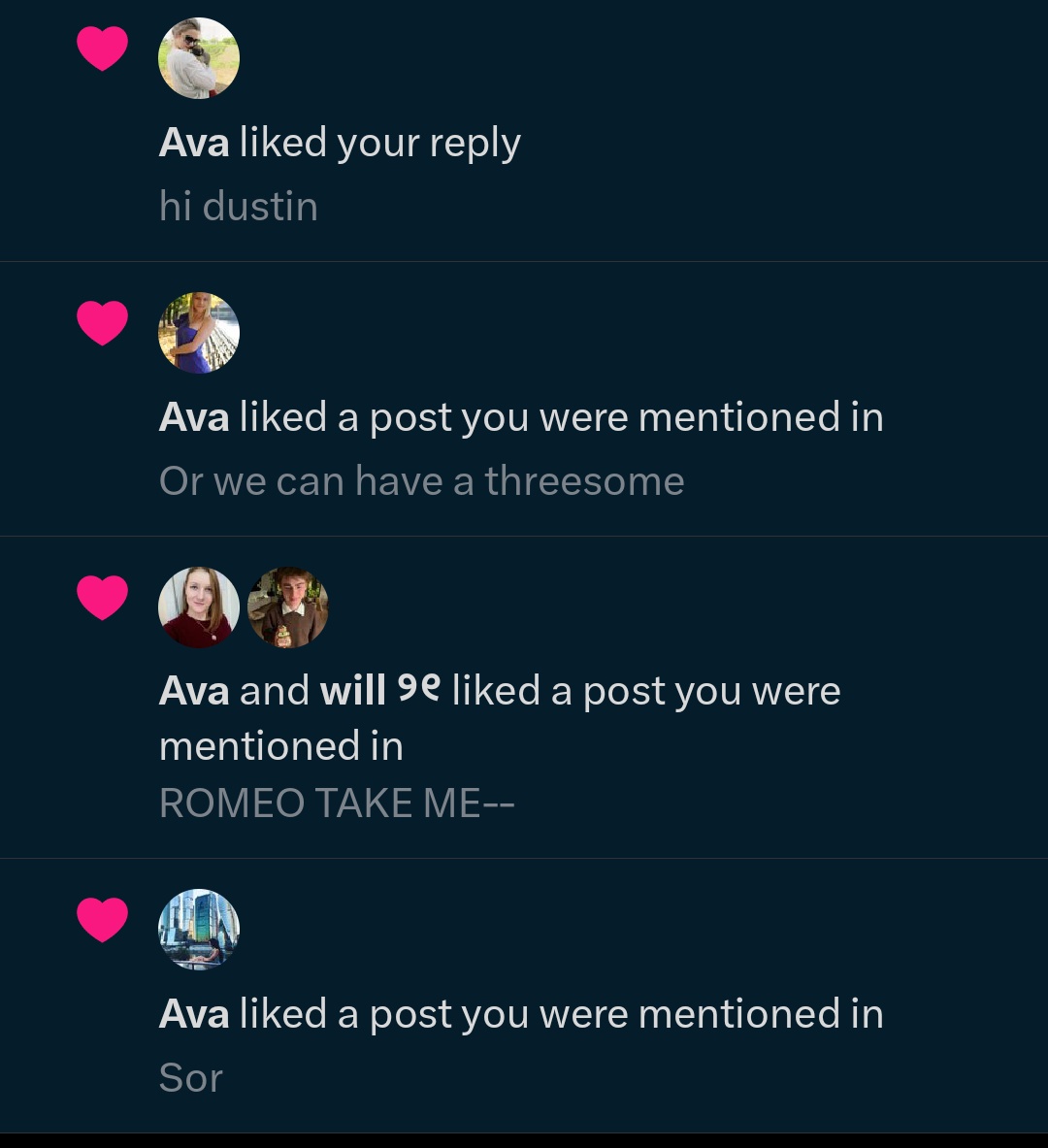 wheeleers's tweet photo. sorry ava im taken https://t.co/uJyGeqnzjQ