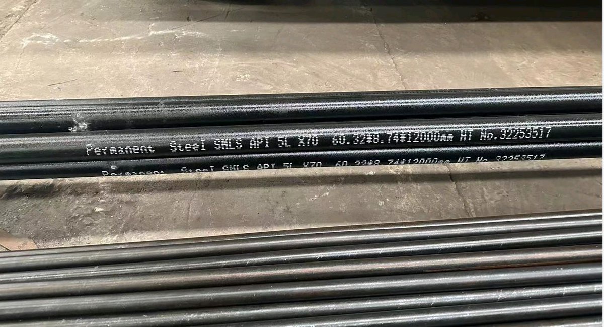 taliapermanent's tweet image. Seamless pipes API 5L X70 pipelines #seamlesspipe #api5l #x70pipe #x70steel #pipelinesteel
#oilandgas #oilpipeline #gaspipeline #offshorepipeline #port
#naturalgas #steelpipe #tubemanufacturer

48.3mm*7.14mm60.3mm*8.74mm114.3mm*13.49mmLength: 6M, 12M