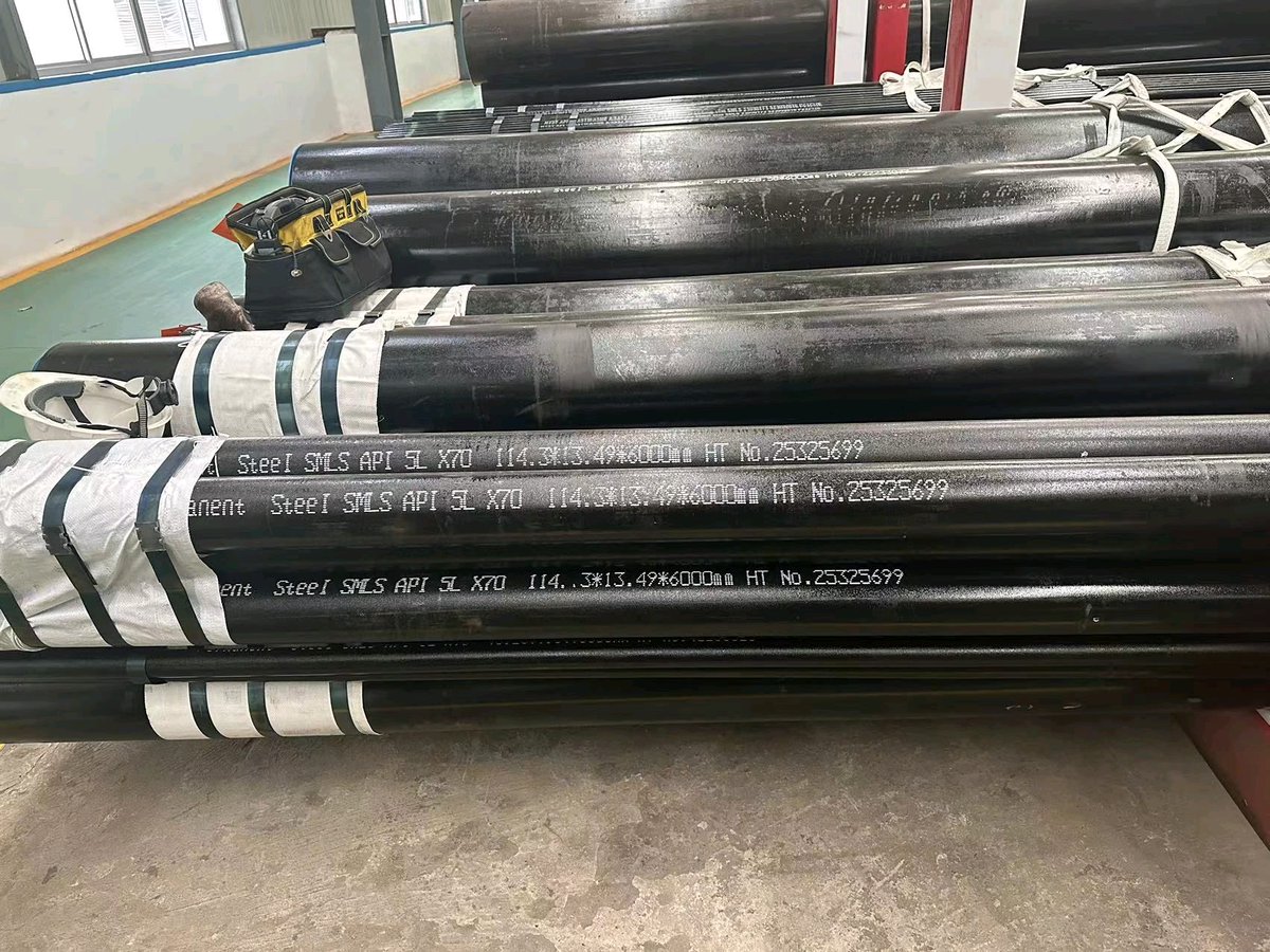 taliapermanent's tweet image. Seamless pipes API 5L X70 pipelines #seamlesspipe #api5l #x70pipe #x70steel #pipelinesteel
#oilandgas #oilpipeline #gaspipeline #offshorepipeline #port
#naturalgas #steelpipe #tubemanufacturer

48.3mm*7.14mm60.3mm*8.74mm114.3mm*13.49mmLength: 6M, 12M