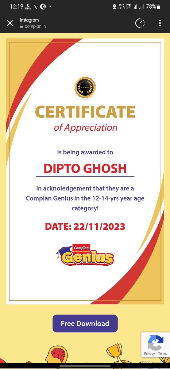 Gdipto0's tweet image. #LevelUpWithComplan
#ComplanGenius
@ComplanIndia 
All 5 answers correct given.