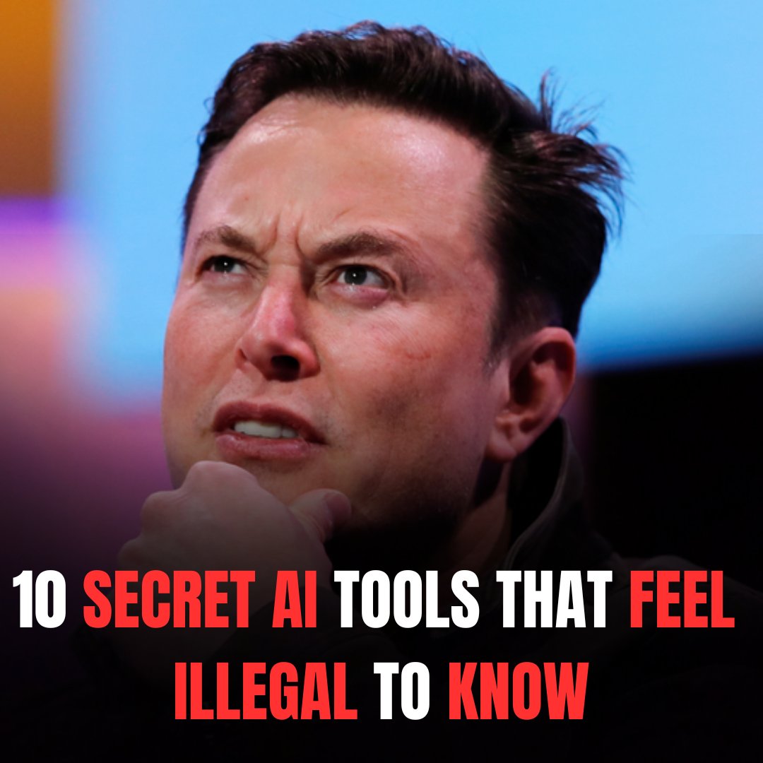 shushant_l's tweet photo. ChatGPT is just the start.

10 secret AI tools that feel illegal to know:

[🔖 Bookmark for later] https://t.co/EYhxr9sbkn