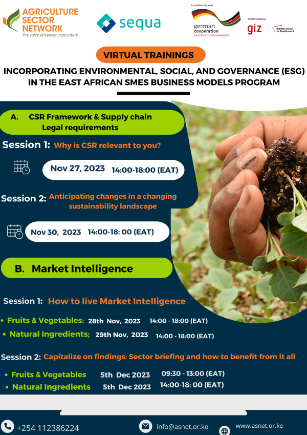 Calling for companies in the Natural Ingredients, Fresh Fruits &amp; Vegetables! Elevate your business with Market Intelligence and CSR know-how. use the link to register bit.ly/3RdYLyg  Don’t miss the opportunity for a #SustainableFuture #BusinessScoutsforDevelopment.