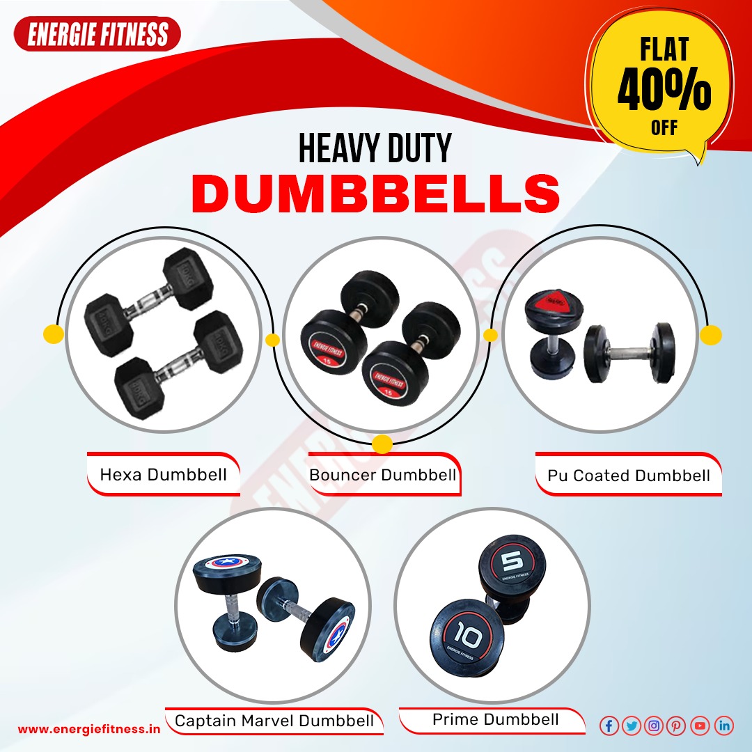 Unbeatable Deal Alert! Achieve your fitness goals with premium quality dumbbells at an incredible discount Flat 40% OFF! 
.
.

Give a call at 9266629018 or 9266629041

#FitnessGoals #Dumbbells #WorkoutMotivation #SaleAlert #LimitedTimeOffer #GetFit #GymEssentials #fitnessjourney