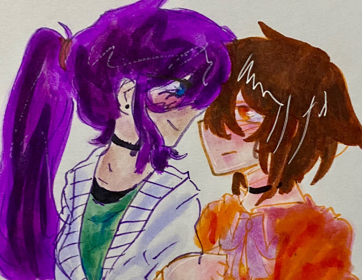 grogglegrogy's tweet photo. kiss #prsk_FA #prsk_GL #25jiShipWeek #mafuena https://t.co/m4eqOEP3HL