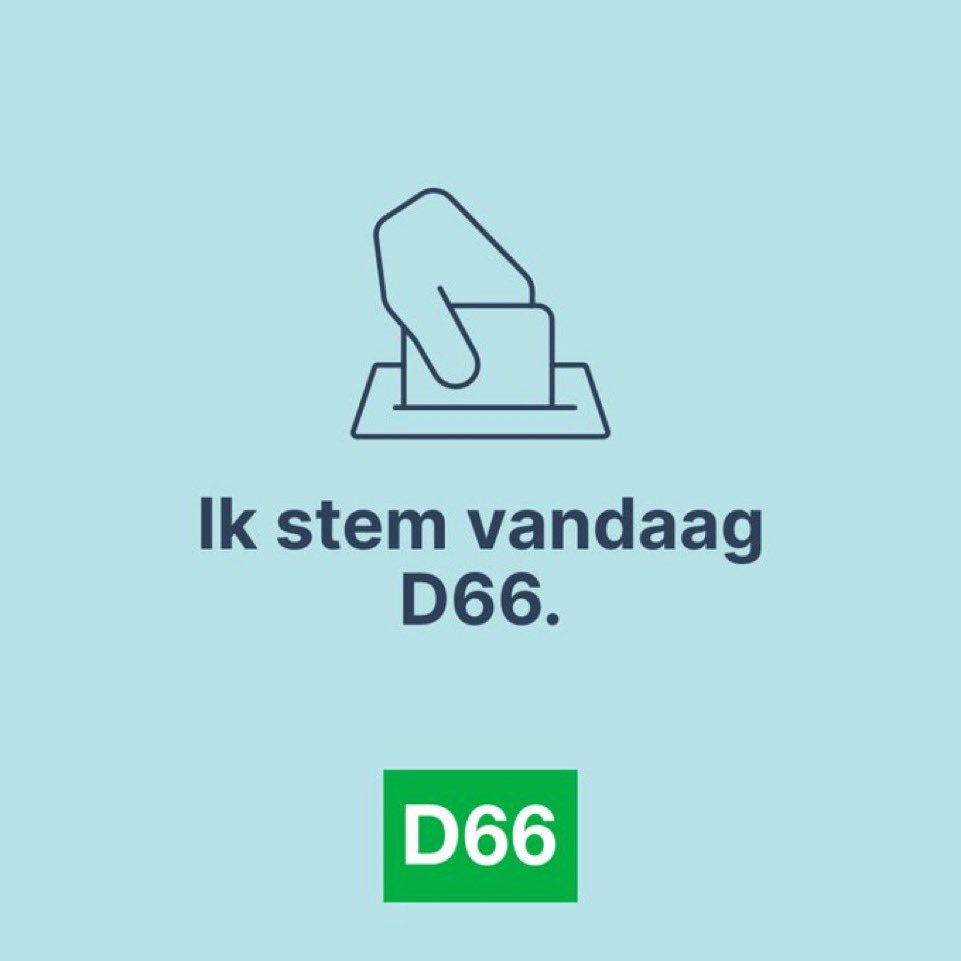 Stem op de doeners🗳️ #StemD66