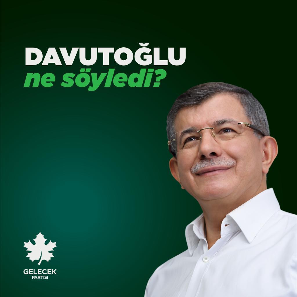 📌 Davutoğlu ne söyledi??
<a href="/Ahmet_Davutoglu/">Ahmet Davutoğlu</a> <a href="/OmerrUnal/">Ömer ÜNAL</a> @gelecekankara06 <a href="/HakanTokach/">Hakan TOKAÇ</a> <a href="/M_simsek13/">Mustafa Şimşek</a>