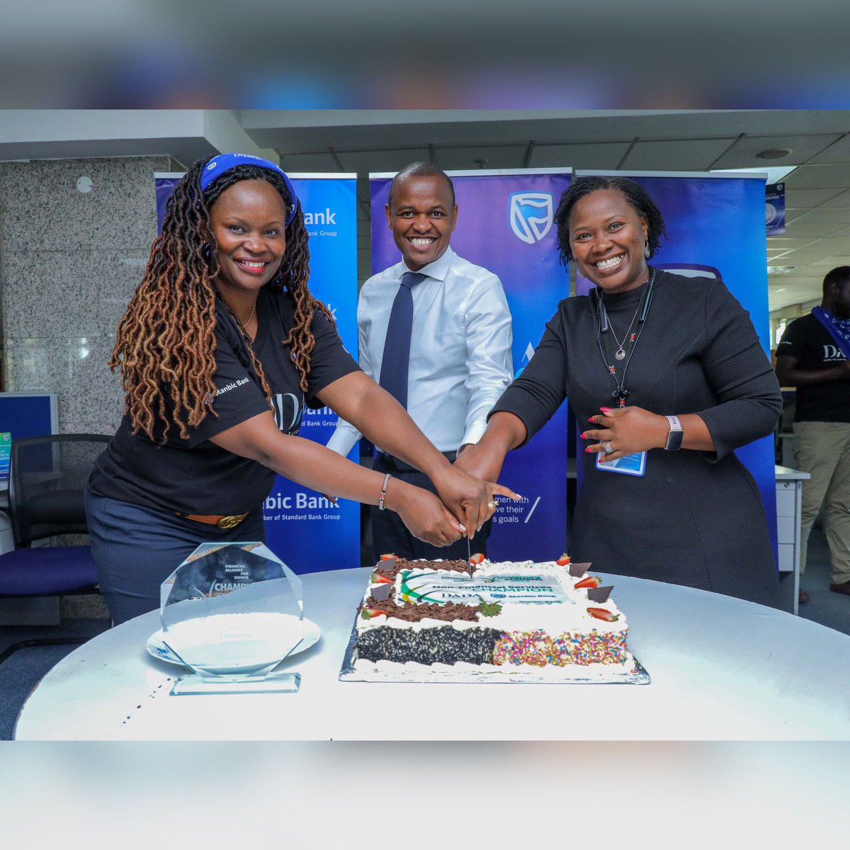 Did you know that we are the first Bank to receive the Non-Financial Services Champions Award from The Financial Alliance for Women in Kenya and Africa?