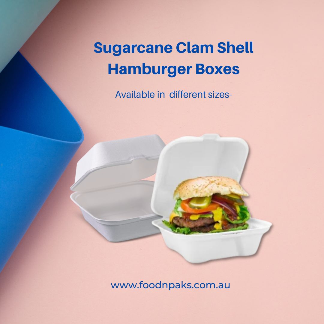 Longer credit payment terms accepted

Sugarcane clamshell hamburger boxes
Available in different sizes
Contact us at: business@foodnpaks.com.au
#sustainablefoodpackaging #ecofriendlypackaging #foodnpaks #explore #explorepage #instagramexplore #fyp #exploremore #takeawaycontainers