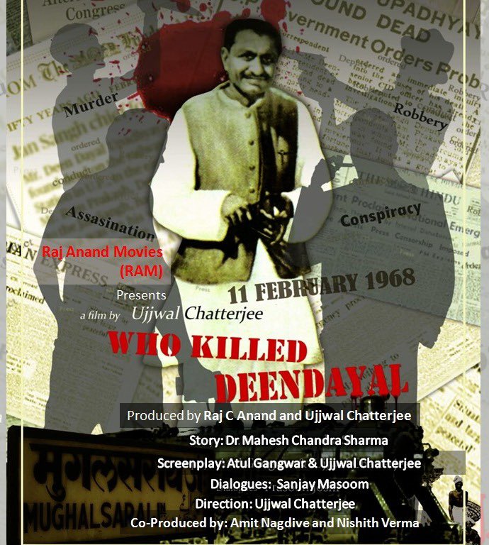 KomalNahta's tweet photo. A film on the life of Deen Dayal Upadhyay, based on book SAMPOORNA VANGMAY by Dr. Mahesh Chandra Sharma is set to be made. Directed by National Award Winning director Ujjwal Chatterjee, produced by Raj Anand Movies (RAM), Raj C Anand & Amit Nagdive.

#RajAnandMovies
@raj43825980
@rajanand2011
@ujjwalchatterjee
@NagdiveAmit
@DrPriya_Nagdive
#bandratalkies
@nishithverma
@sunnysandhu