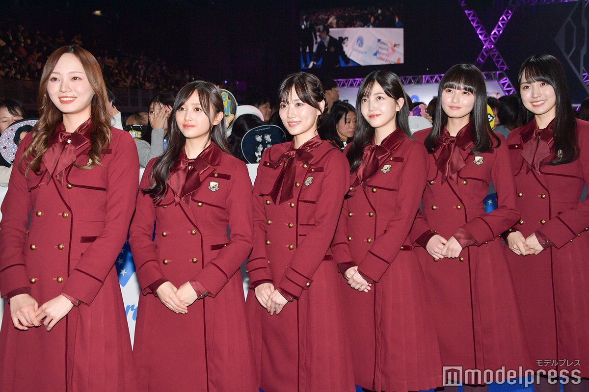 modelpress's tweet photo. 【写真追加📸】VMAJ2023

乃木坂46、赤衣装で存在感放つ❤️‍🔥

山下美月、梅澤美波、久保史緒里、遠藤さくら、賀喜遥香、井上和が登場👼✨

🔻写真随時更新中！
https://t.co/fpv5p3q5Je

#VMAJ2023 #乃木坂46 @MTV_JAPAN https://t.co/IKgrWaTp0z