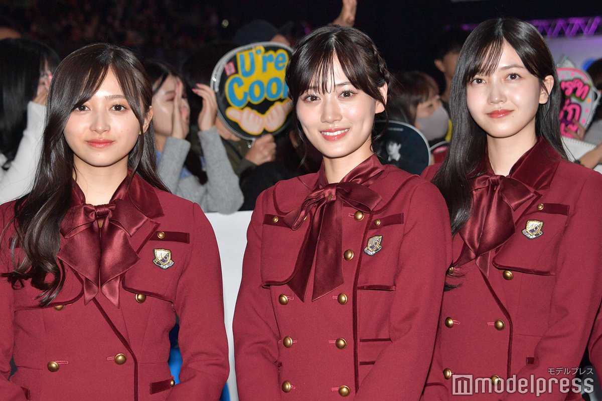 modelpress's tweet photo. 【写真追加📸】VMAJ2023

乃木坂46、赤衣装で存在感放つ❤️‍🔥

山下美月、梅澤美波、久保史緒里、遠藤さくら、賀喜遥香、井上和が登場👼✨

🔻写真随時更新中！
https://t.co/fpv5p3q5Je

#VMAJ2023 #乃木坂46 @MTV_JAPAN https://t.co/IKgrWaTp0z