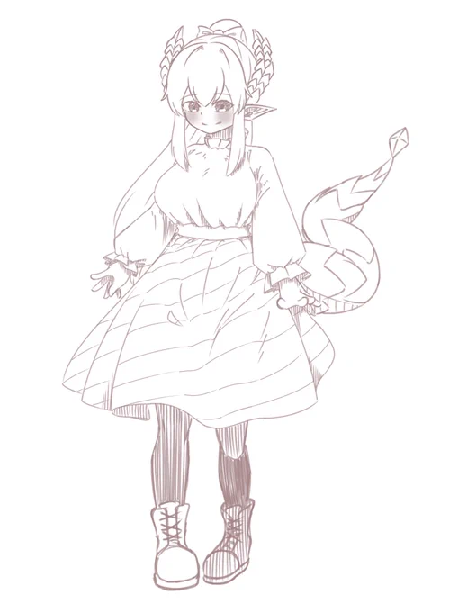 #ダークマターの子シエッちゃ冬服 
