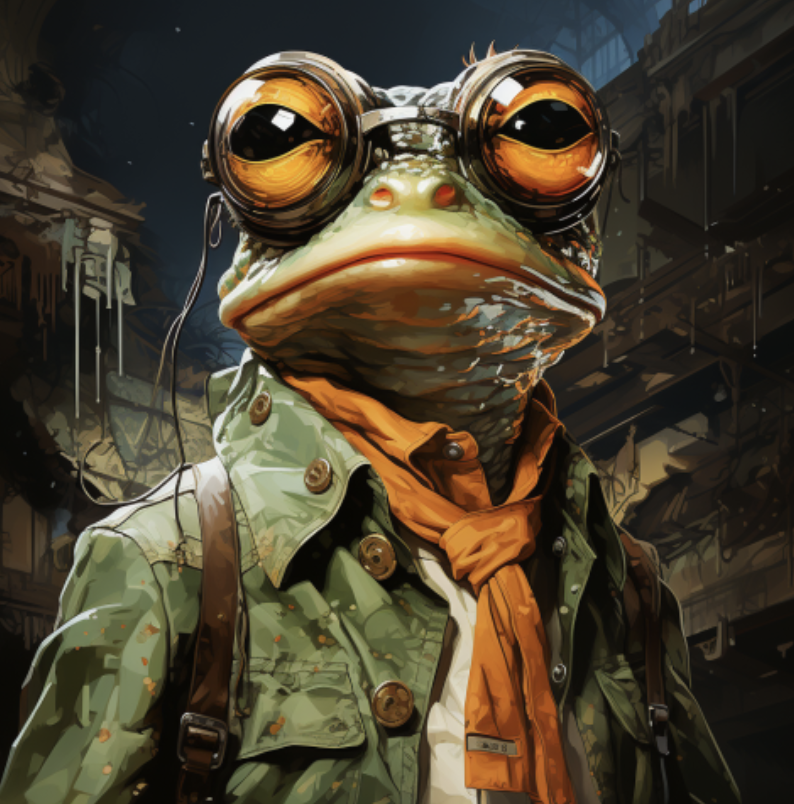 LastPepeETH's tweet photo. Gm โ๏ธ
Another day in crazy post-apocalyptic world.
#pepe #pepecommunity #lastpepe https://t.co/GtQLJk7kS6