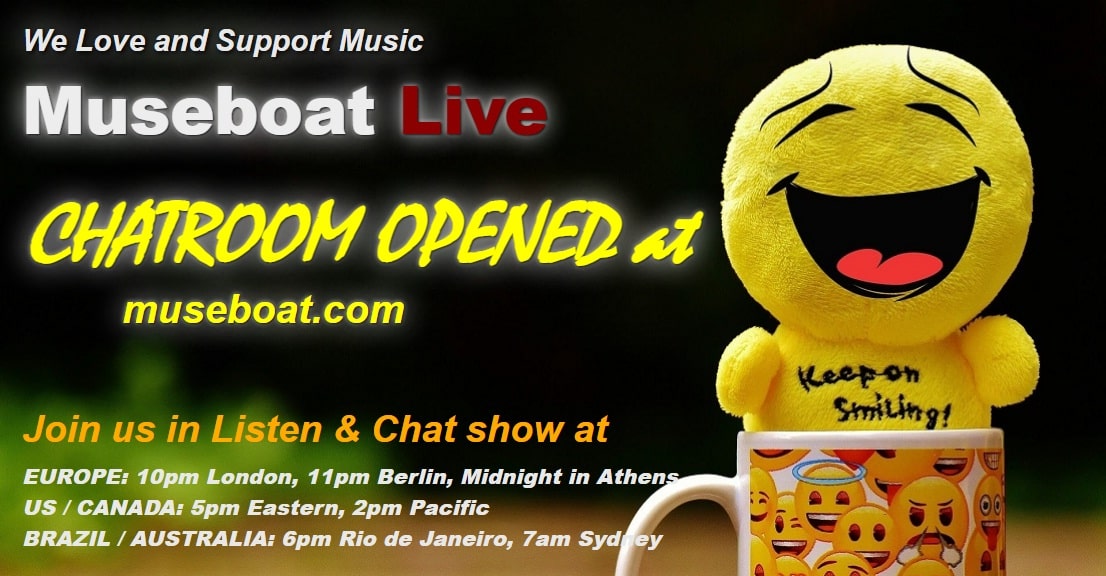 museboatlive's tweet photo. #RETWEET Join us in the chatroom today 11/22/23 in Museboat Musies Award 2023 - ROUND 3 show at https://t.co/2sWHrmtaFG Show maintime at 10pm London, 11pm Berlin, Midnight Helsinki, 5pm New York, 2pm Las Vegas, 4pm St. Louis, 7pm Rio De Janeiro, 9am Sydney 😎 @ArtistRTweeters https://t.co/uxqYSbaZcb