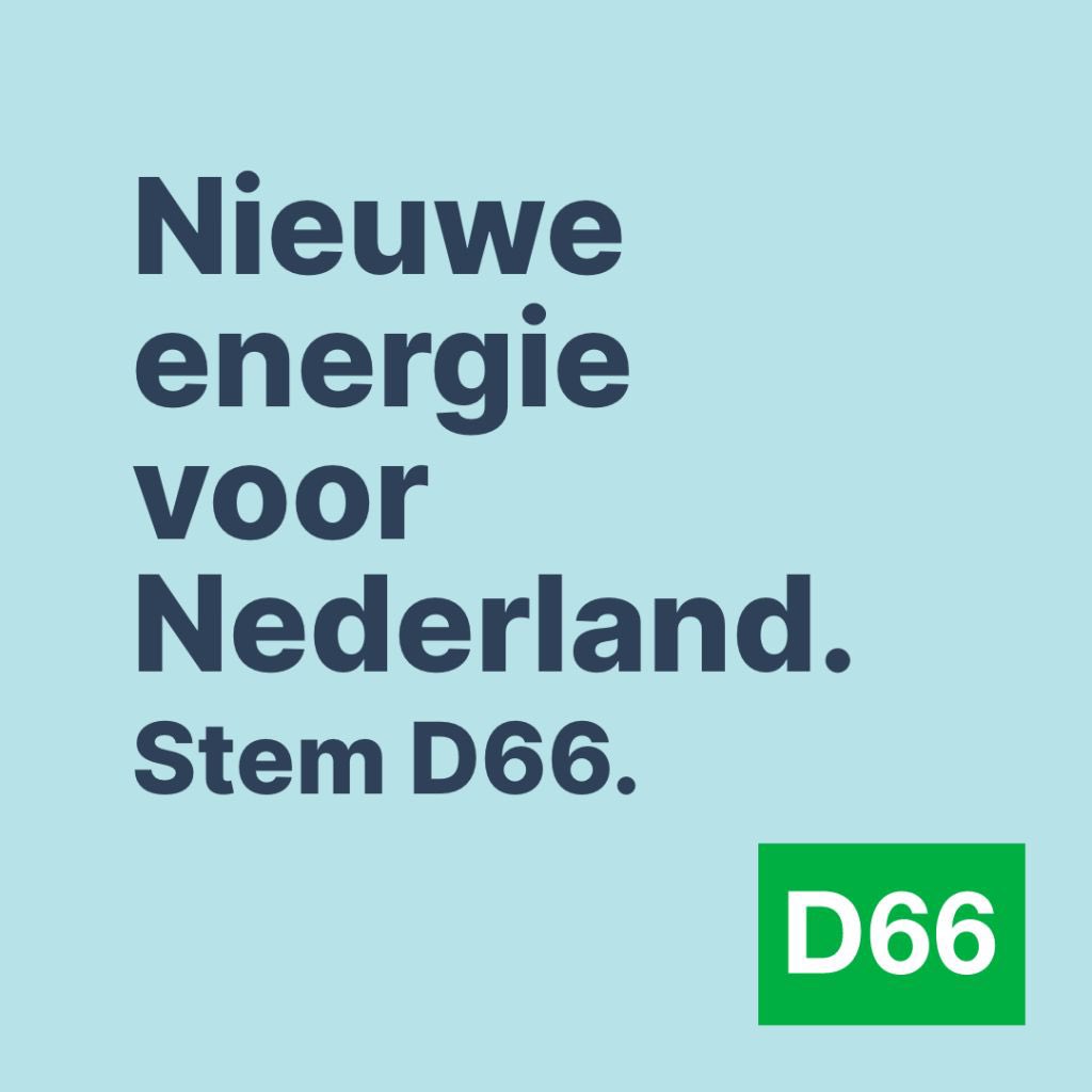 Stem vandaag op D66!