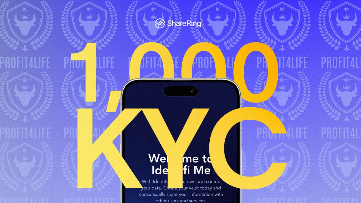 🎉 We are excited to share that our Integration Partner, Profit4Life, has successfully completed over 1,000 KYC verifications with ShareRing’s Solution! 

This is a huge milestone for us, and will be the first of many to follow 🚀