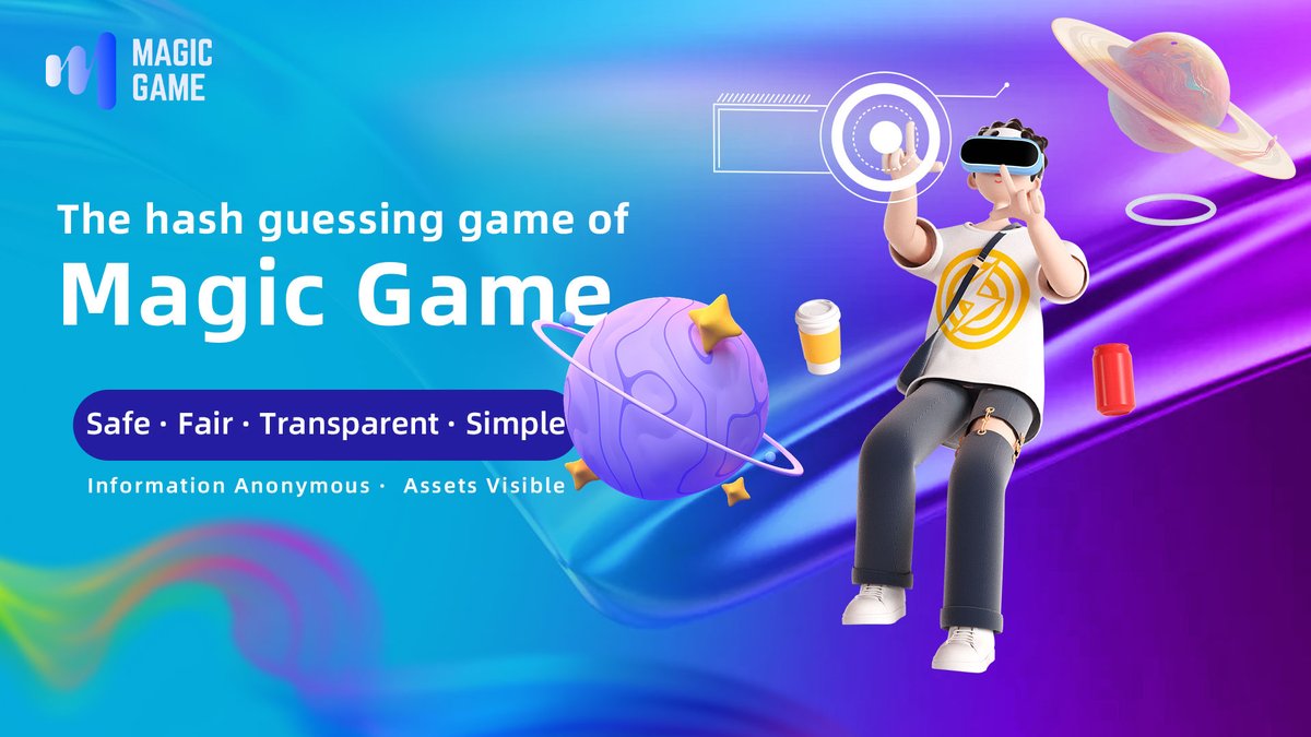 🎉Welcome to Magic Game - Hash Guess🚀🚀🚀
🪙 Go and find, there is gold in this vast kingdom just waiting for you to dig.

#Web3 #BlockChain #MagicGame #Crypto #GameFi #Metaverse #MGC💰💯