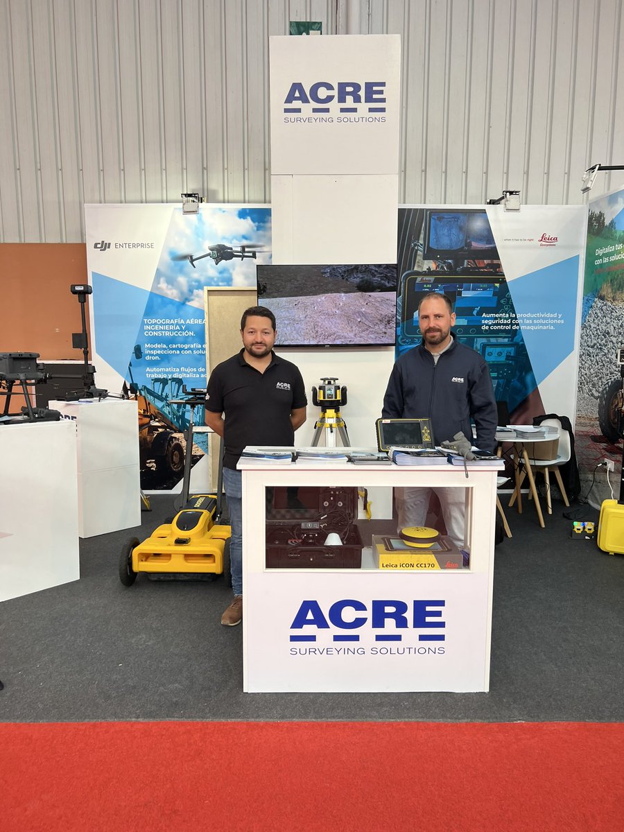 grupoacre's tweet photo. Os esperamos en #SMOPYC 2023 con lo último en tecnología dron y control de maquinaria https://t.co/GDESQVSqcC