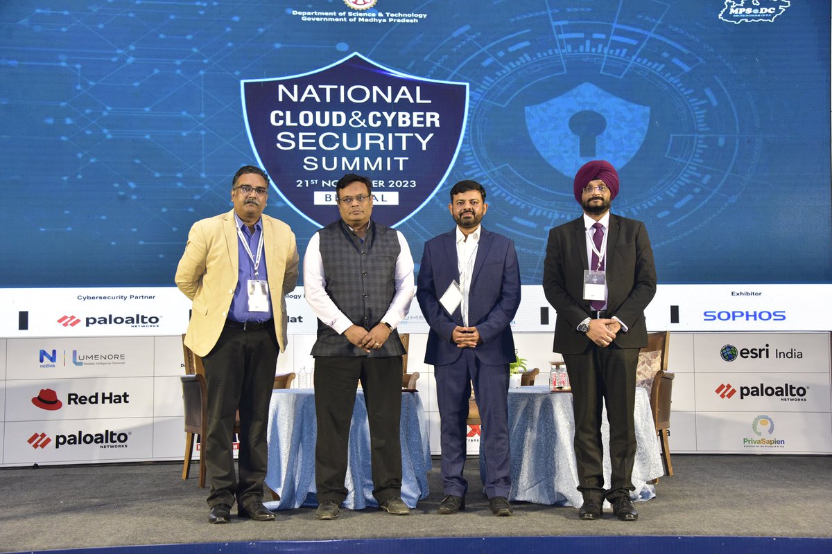 #APACNCCSS - Special Presentation on Cyber Threat Landscape &amp; Challenges in India by Col. Dr. Inderjeet Singh, Co-Founder, <a href="/Ind_Block_Forum/">IndiaBlockchainForum</a> at National Cloud &amp; Cyber Security Summit in Bhopal on 21 Nov'23.

#NCCSS #MadhyaPradesh #CloudSecurity #CloudCompliance #DataSecurity